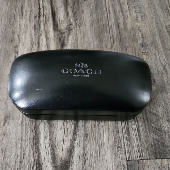 Coach Accessories - Coach New York Eyeglasses Sunglasses Case Hard Clamshell Black